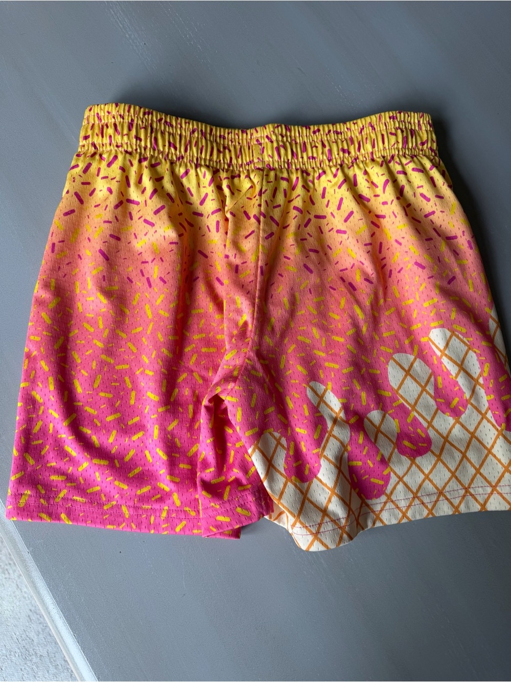 Baseball Lifestyle Ice Cream Sprinkle Gradient Shorts - Picture 4 of 5